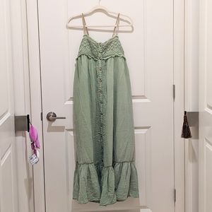 Free people long dress with two pockets
